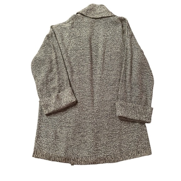 Splendid Women's Open Front Knit Rolled Cuffs Cardigan Sweater Sz XL Bla… - Picture 6 of 7